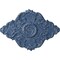 Ekena Millwork Piedmont Ceiling Medallion, Hand-Painted Americana Crackle, 37"W x 26"H x 1 3/8"P CM37X26PEAMC - alternate 1